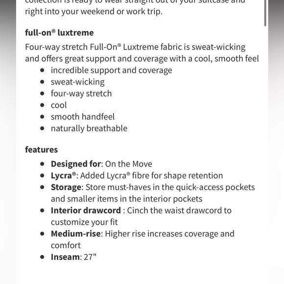 Lululemon On the Fly 7/8 Pant (Camo black) - Picture 6 of 6